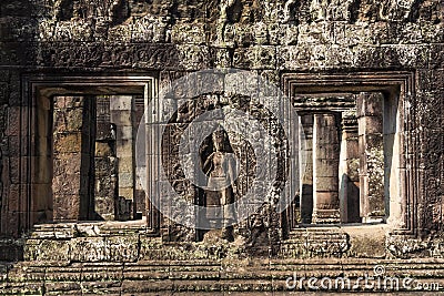 Angkor Wat Buddhist Temple Stock Photo