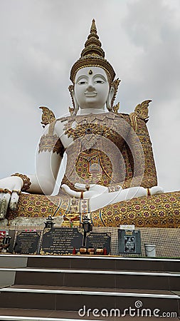 Buddhist figure in one temple Stock Photo