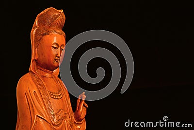 Buddhist Goddess of Mercy Stock Photo