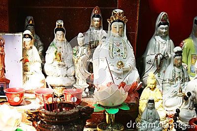 Buddhist Idols Stock Photo