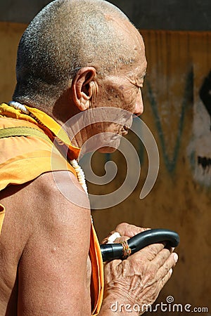 Buddhist monk Editorial Stock Photo