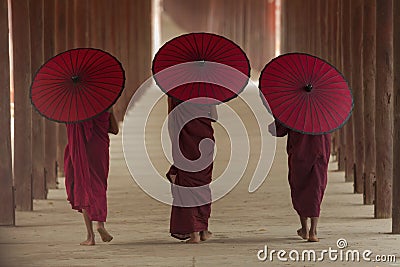 Buddhist monk Stock Photo