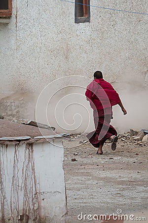 A Buddhist monk Editorial Stock Photo