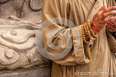 Buddhist Monk Stock Photo