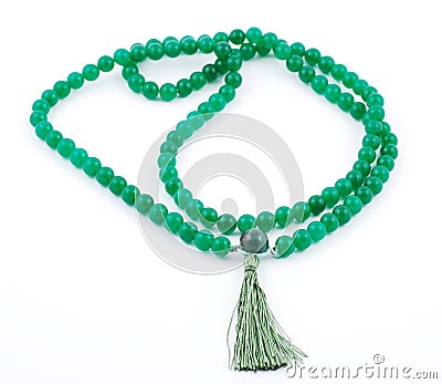 Buddhist Prayer Beads, from gem Stock Photo