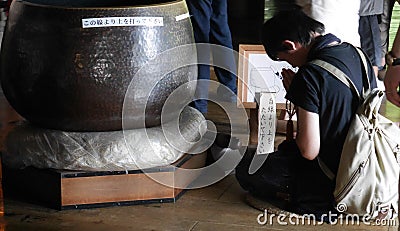 Buddhist praying ceremony Editorial Stock Photo