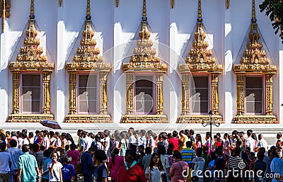 Buddhist religious ceremony Editorial Stock Photo