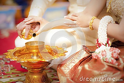 Buddhist's grail Stock Photo