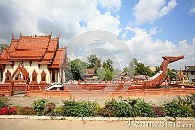 Buddhist shrine on Suphannahong ship Stock Photo