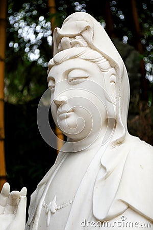 buddha Mercy Goddess Guanyin Bodhisattva Stock Photo