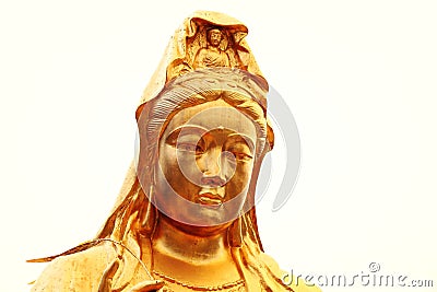 buddha Mercy Goddess Guanyin Bodhisattva Stock Photo