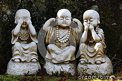 Buddhist statues Stock Photo