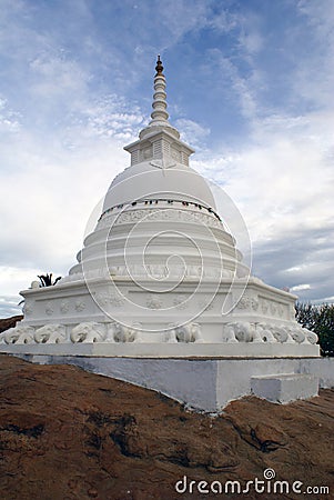 Buddhist stupa Stock Photo