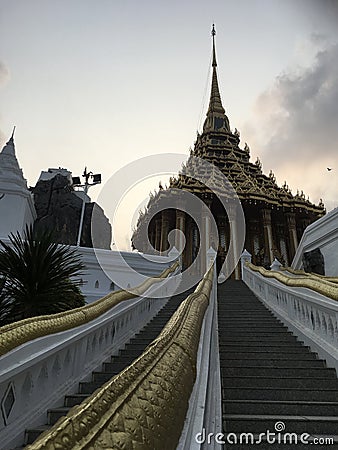 A buddhist stupa , pra puttabat, Saraburi, Thailand Stock Photo