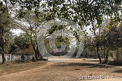 Buddhist temple in Cox`s Bazar, Bangladesh Stock Photo