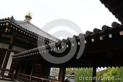 buddhist temple (shitenno-ji) in oska (japan) Stock Photo