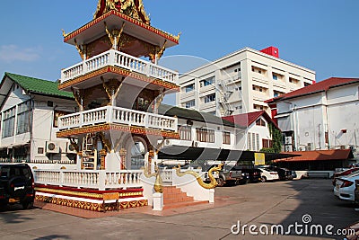 buddhist temple (xieng nyeun) in vientiane (laos) Stock Photo
