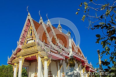 Buddhist wat in Thailand Stock Photo