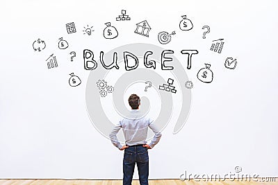 Budget concept, financial planning Stock Photo