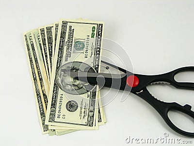 Budget cuts Stock Photo