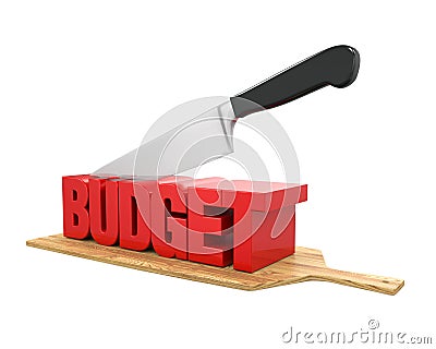 Budget Cuts Concept Stock Photo