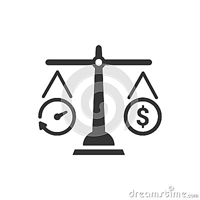 Budget Estimate Icon Vector Illustration