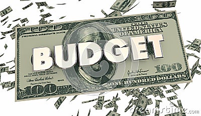 Budget Financial Money Spending Accounting Stock Photo