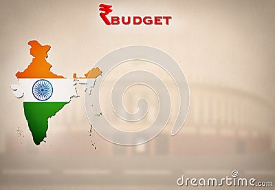 Budget of india, Indian union budget , Indian economy, finance, Budget of india 2021 Stock Photo