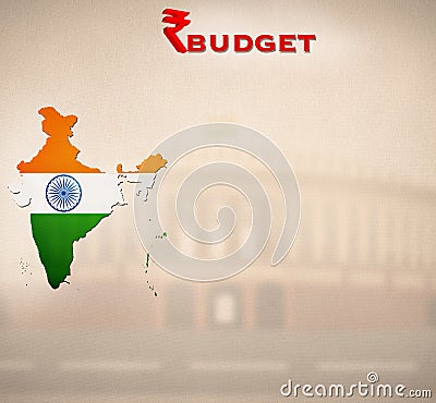 Budget of india, Indian union budget , Indian economy, finance, Budget of india 2021 Stock Photo