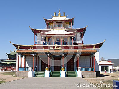 Budiysky temple. Ulan-Ude. Buryatia. Stock Photo