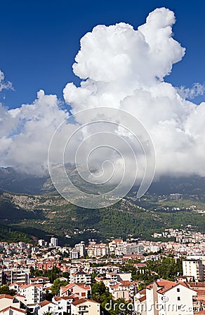 Budva town, Montenegro Stock Photo