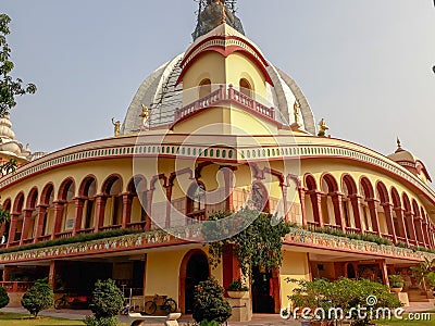 This building is create in Mayapur Temple. Stock Photo