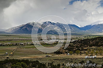 Buena Vista Colorado Stock Photo