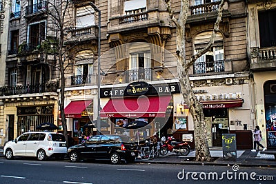 NNew Normality in the streets of Buenos Aires. Editorial Stock Photo