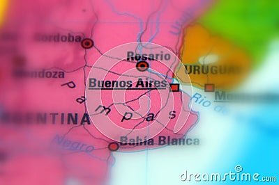 Buenos Aires, the capital and most populous city of Argentina Stock Photo