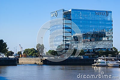 Buenos Aires Glass Skyscrapers Editorial Stock Photo