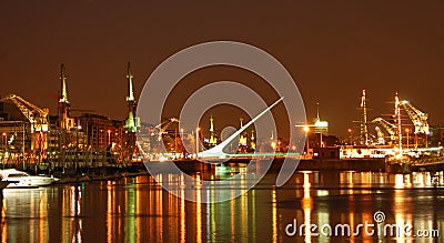 Buenos Aires by Night Editorial Stock Photo