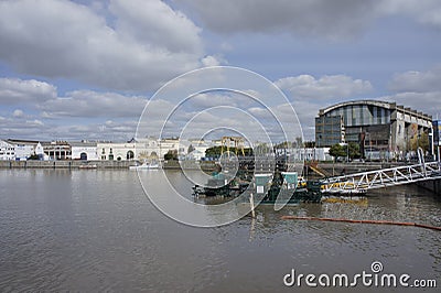 Buenos Aires, Port view, Argentina Editorial Stock Photo