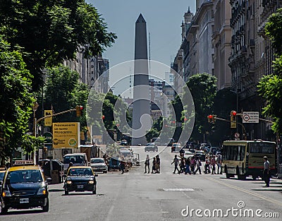 Buenos Aires street 6 Editorial Stock Photo