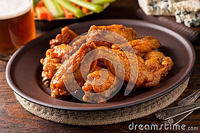 Buffalo Chicken Wings Stock Photo