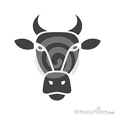 Buffalo Face Vector Illustration