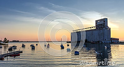 Buffalo grain elevators Stock Photo