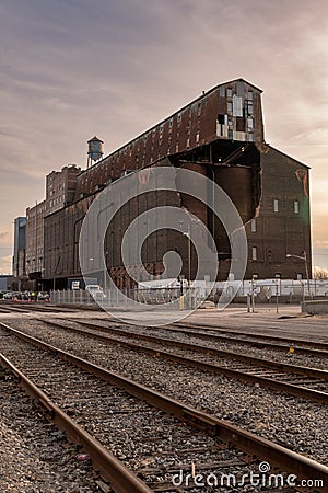 Buffalo Grain Mill Editorial Stock Photo