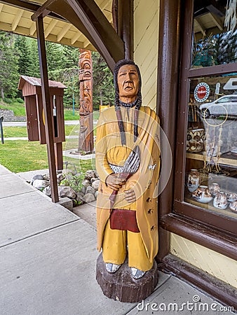 Buffalo Nations Luxton Museum Editorial Stock Photo