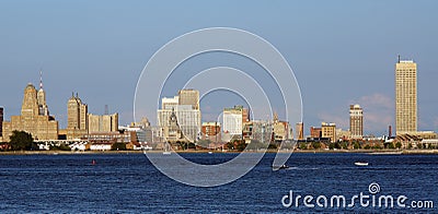 Buffalo, NY skyline Stock Photo