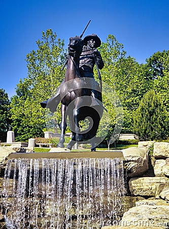 Buffalo Soldier Heritage Memorial Editorial Stock Photo