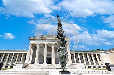 Albright-Knox Art Gallery, a major showplace for modern art and contemporary art Editorial Stock Photo