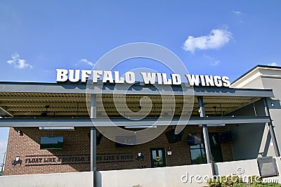 Buffalo Wild Wings Sports Bar and Pub Editorial Stock Photo