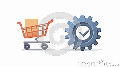 Buffer Load Indicator on Left Side for Professional Use Vector Illustration
