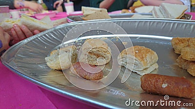 A party buffet platter Stock Photo